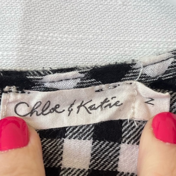 Chloe and Katie Checkered Top - Picture 3 of 6